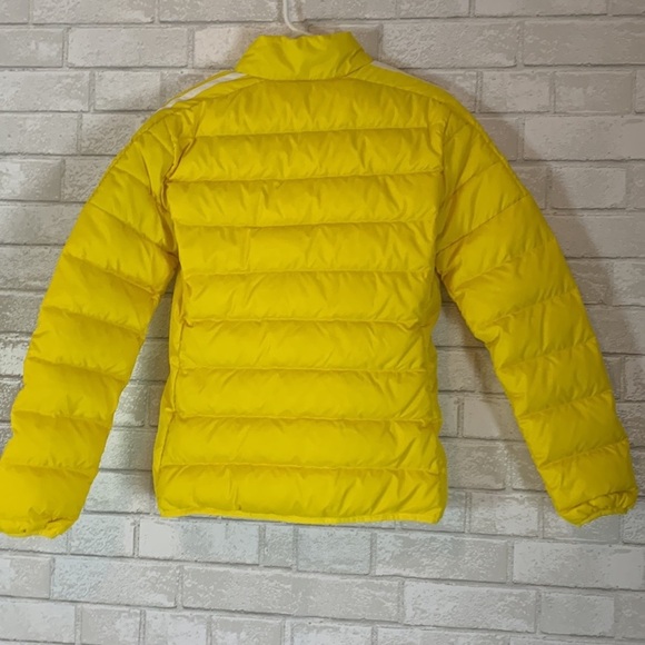 Adidas Bright Yellow Lightweight Puffer jacket Size S - Picture 5 of 14